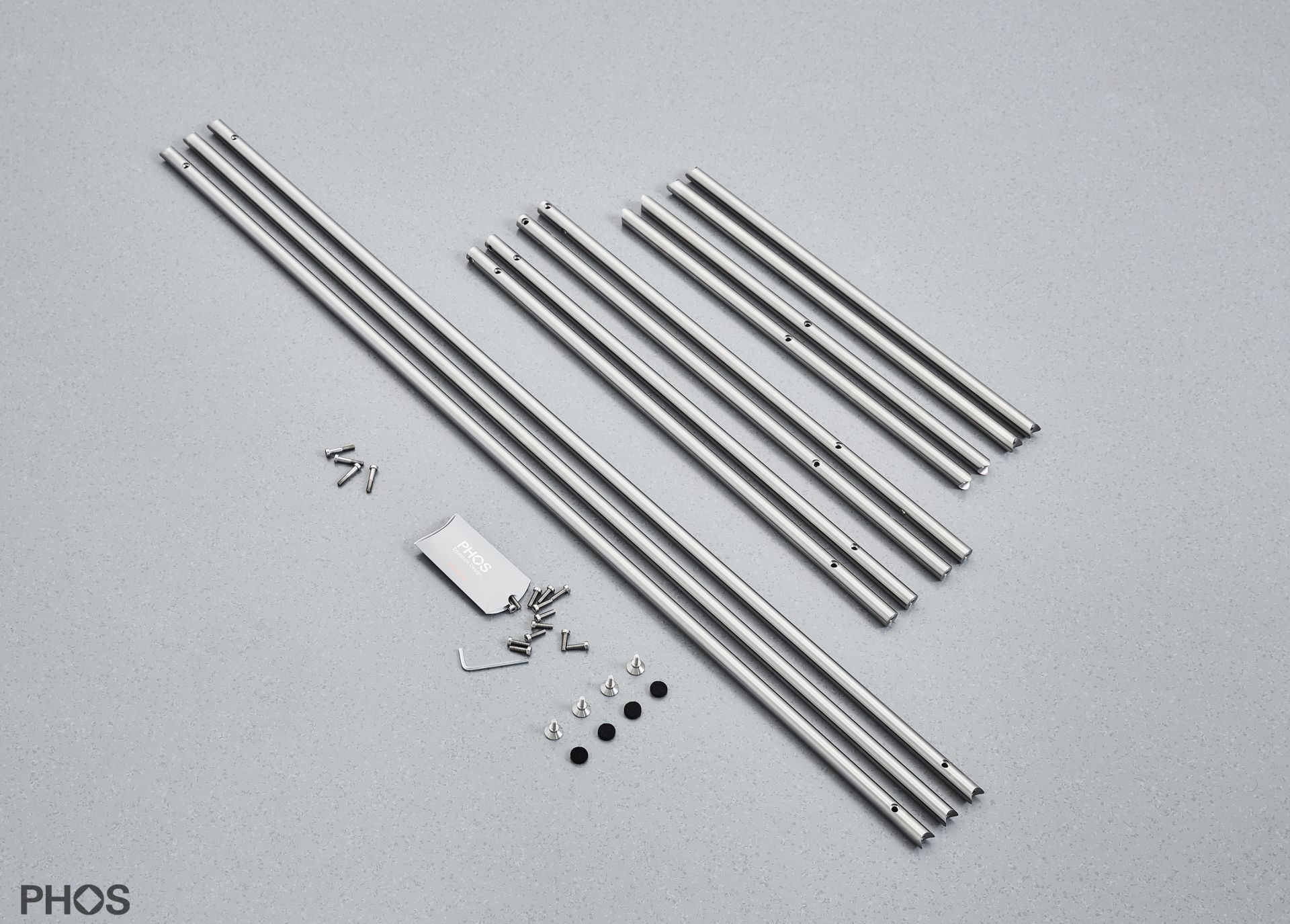 KATI-K2K-TG Стол Karlsruher детский стол - каркас стола с регулируемой перекладиной, 120 х 60 х 63,5 см, из нержавеющей стали, матовой и полированной. PHOS  - Вид №4