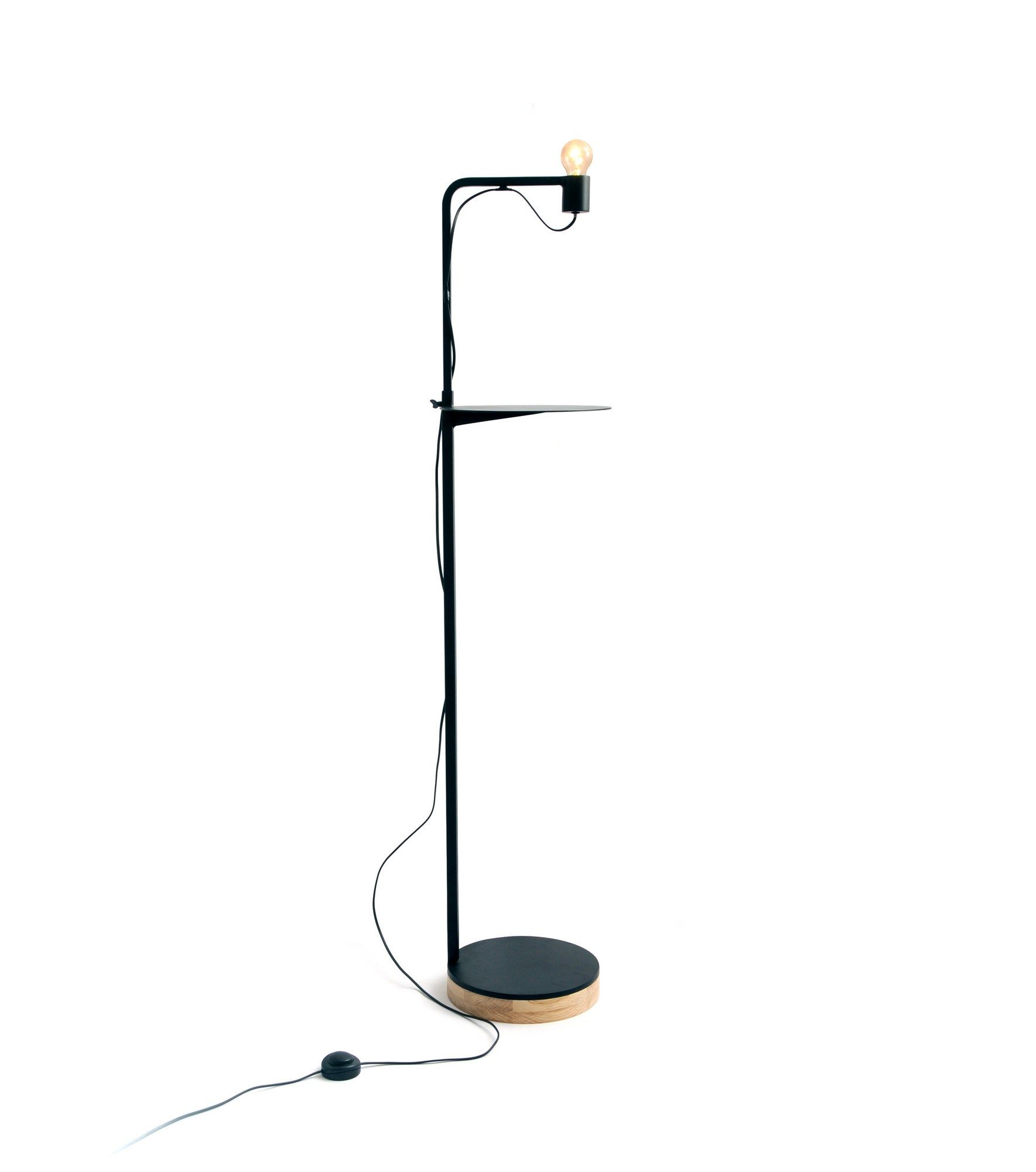 Металлическая регулируемая высота торшер с диммером RADAR INTERIOR Grafit ARCH-00130111 - Вид №2