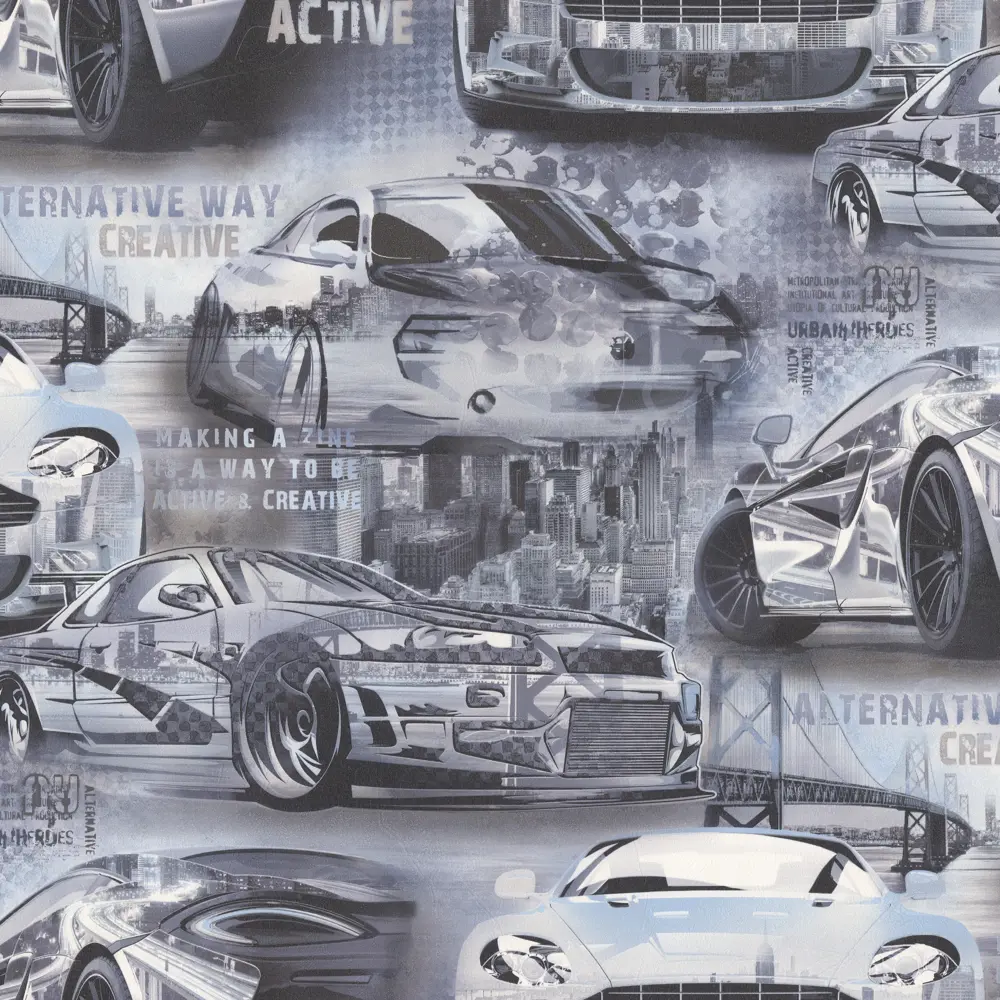 Обои флизелиновые Family Energies серые 1.06 м FM71728-14 PALITRA FAMILY STLM-2078608 - Вид №1