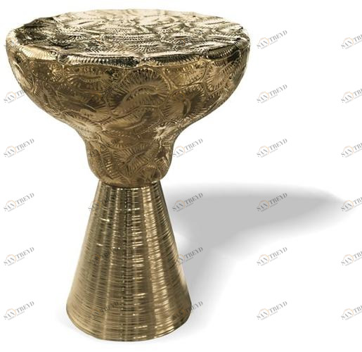 HESSENTIA | Cornelio Cappellini Высокий круглый керамический журнальный столик Santreyd sun-id-1408856