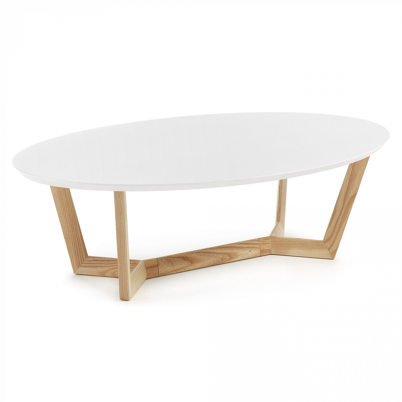 072964 Журнальный столик Surf белый дуб La Forma Wave - Вид №2