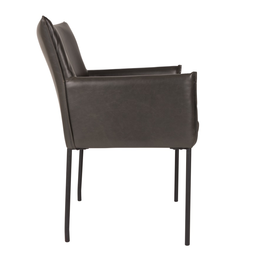 Кресло Dion черное White Label Living 1200120 - Вид №3