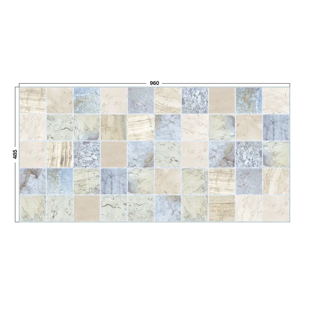 Santreyd Панель ПВХ Аква для влажных помещений 18018161 STLM-0009262 - Вид №1