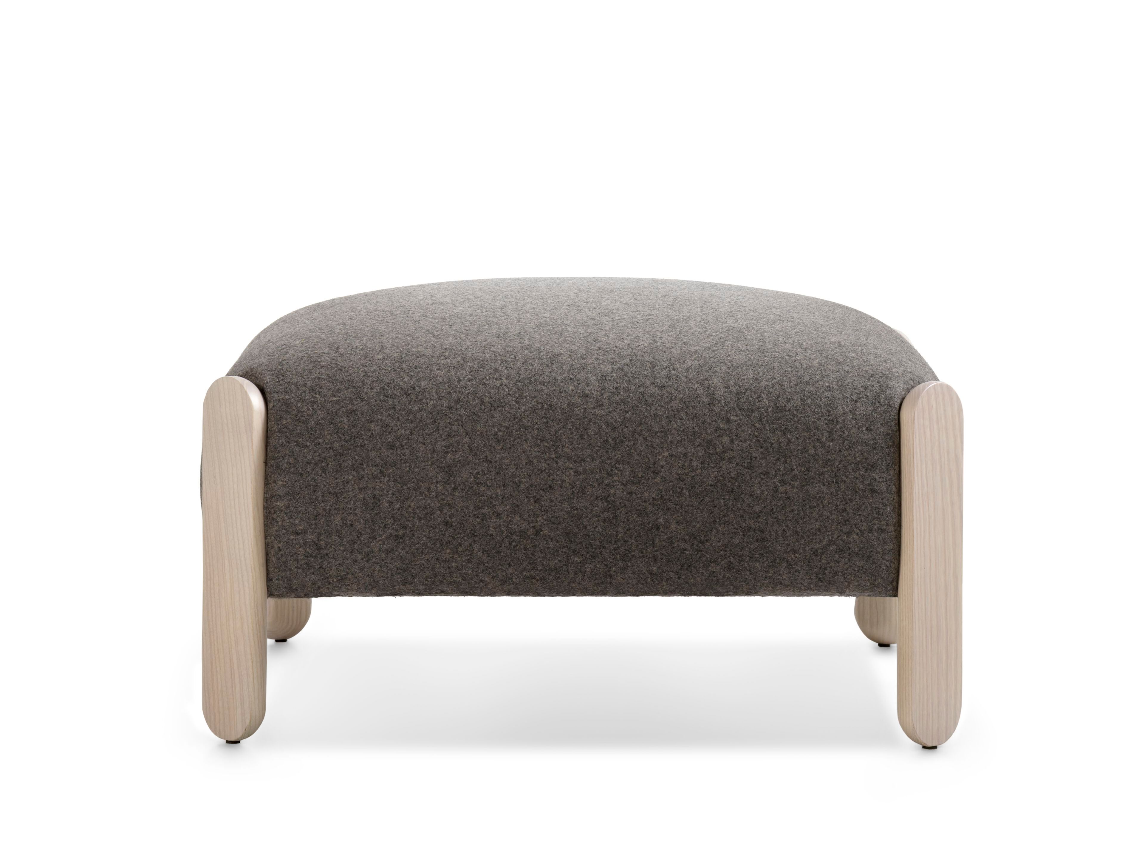 Квадратный пуф из ясеня Billiani Babà Soft ARCH-00005216