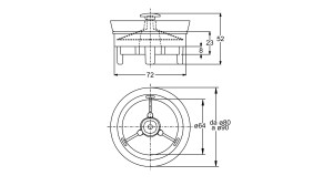 Силиконовый анти-запах механический обратный клапан