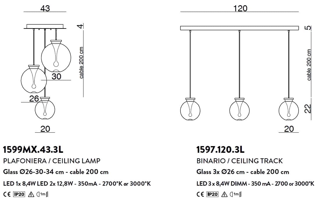 Светодиодный подвесной светильник Cangini & Tucci La Stilla ARCH-00005177 - Вид №2