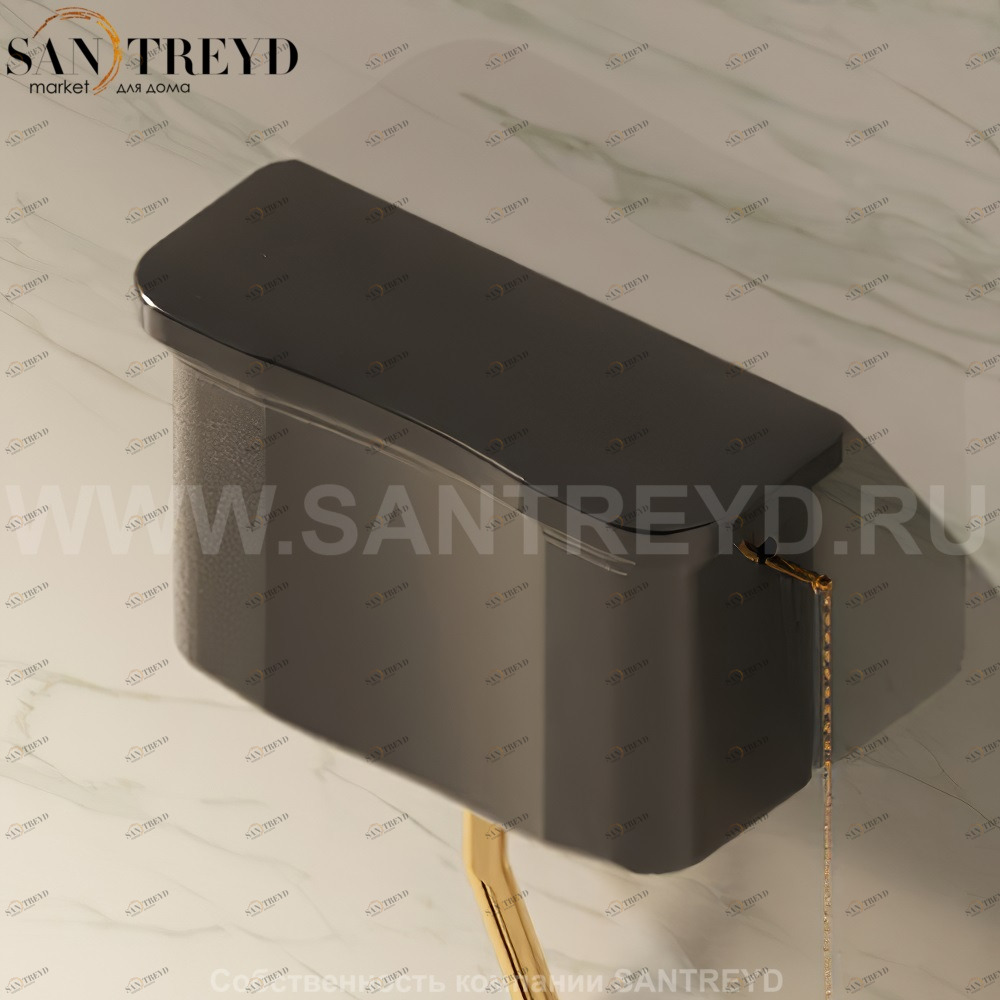 6008.9017 Бачок для унитаза Черный Ceramica Flaminia  Италия 