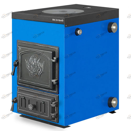 Твердотопливный котел Везувий Эльбрус-14 с плитой 6471
