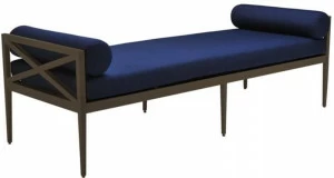 JANUS et Cie Скамья из алюминия с порошковым покрытием Azimuth