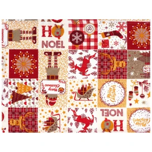 Салфетка сервировочная "Эльфы" 40x30 см цвет красная 82745982 STLM-2032157