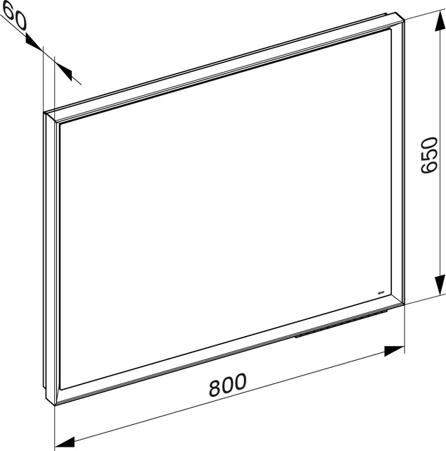 14598172000 Зеркало с подсветкой KEUCO Royal Lumos - Вид №13
