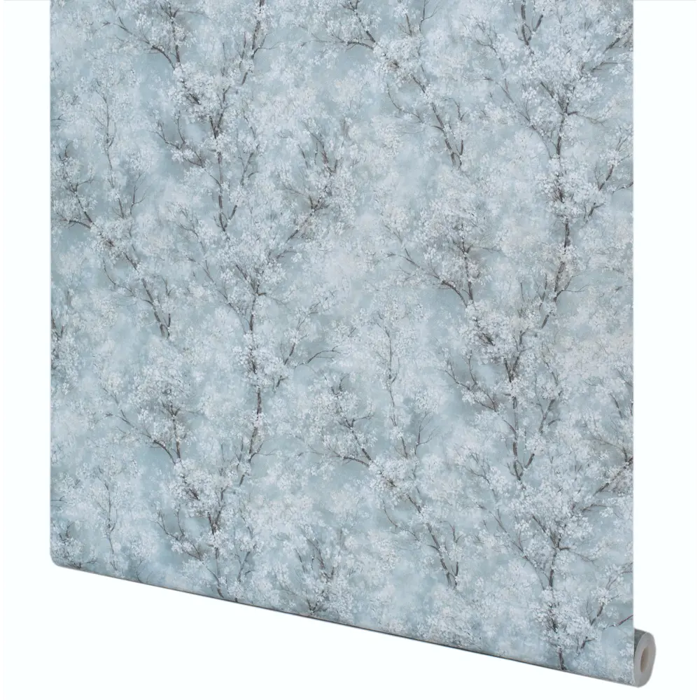 A.S. Creation Sakura - Флизелиновые обои зелёного цвета для элегантного интерьера 85559472 STLM-0063842