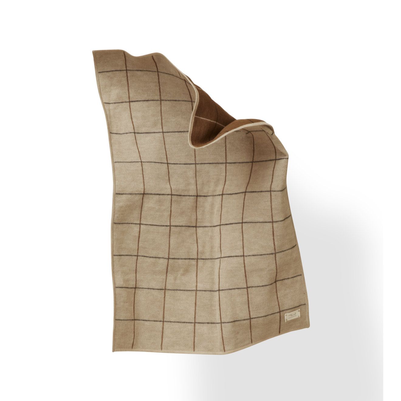 Детское шерстяное одеяло в клетку с двойным лицом Form & Refine Aymara ARCH-00032449 - Вид №3