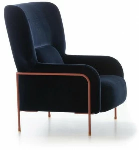 PIANCA Кресло Bergere из ткани Platea