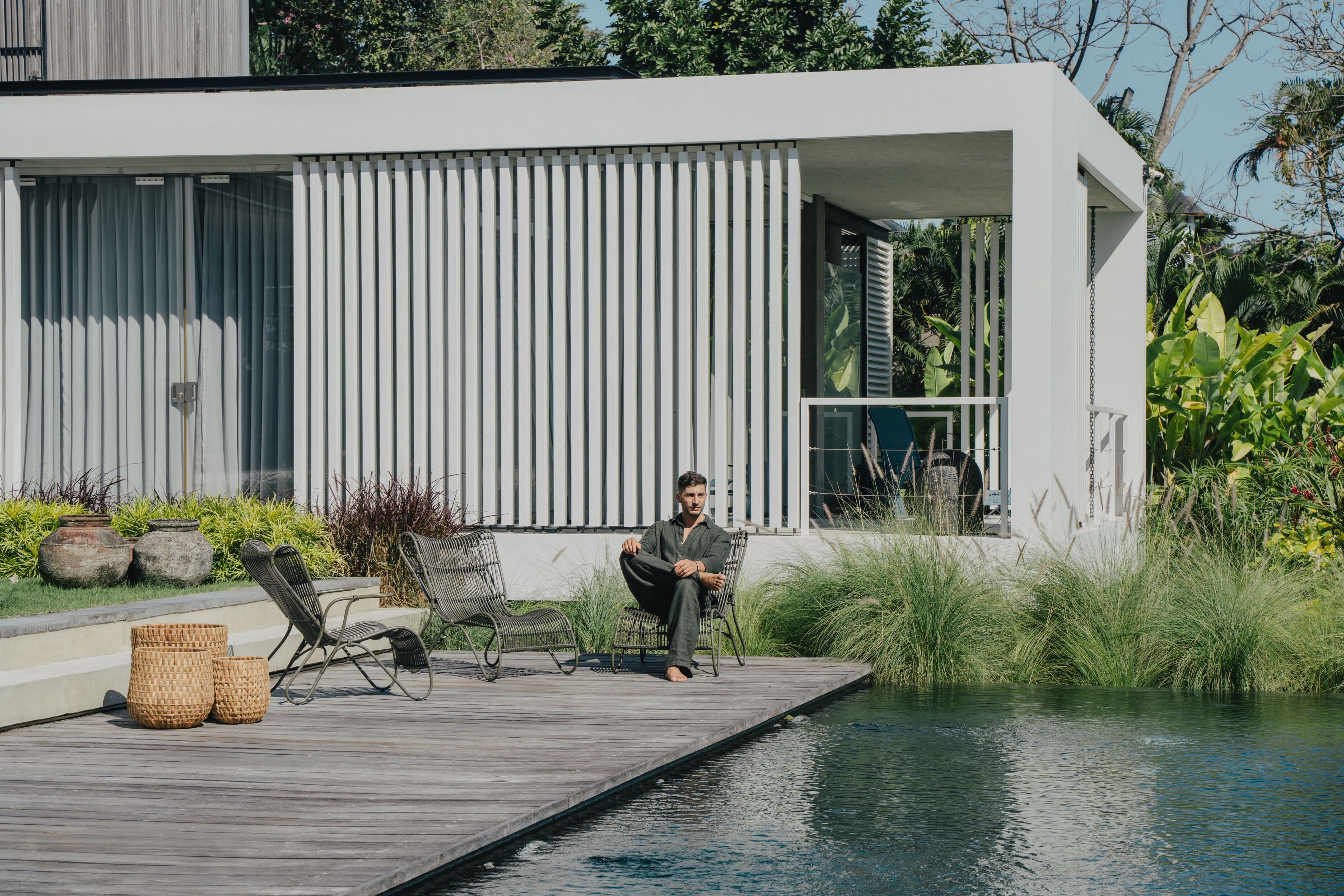 Синтетическое волокно садовое кресло с подлокотниками cbdesign Continuum ARCH-00069100 - Вид №3