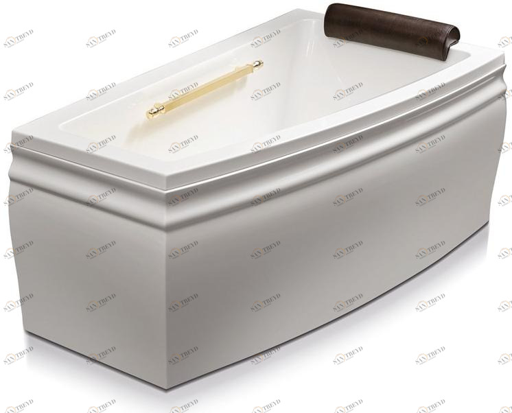 Gruppo Treesse Асимметричная гидромассажная ванна с хромотерапией Vasche in stile classico sun-id-1431264