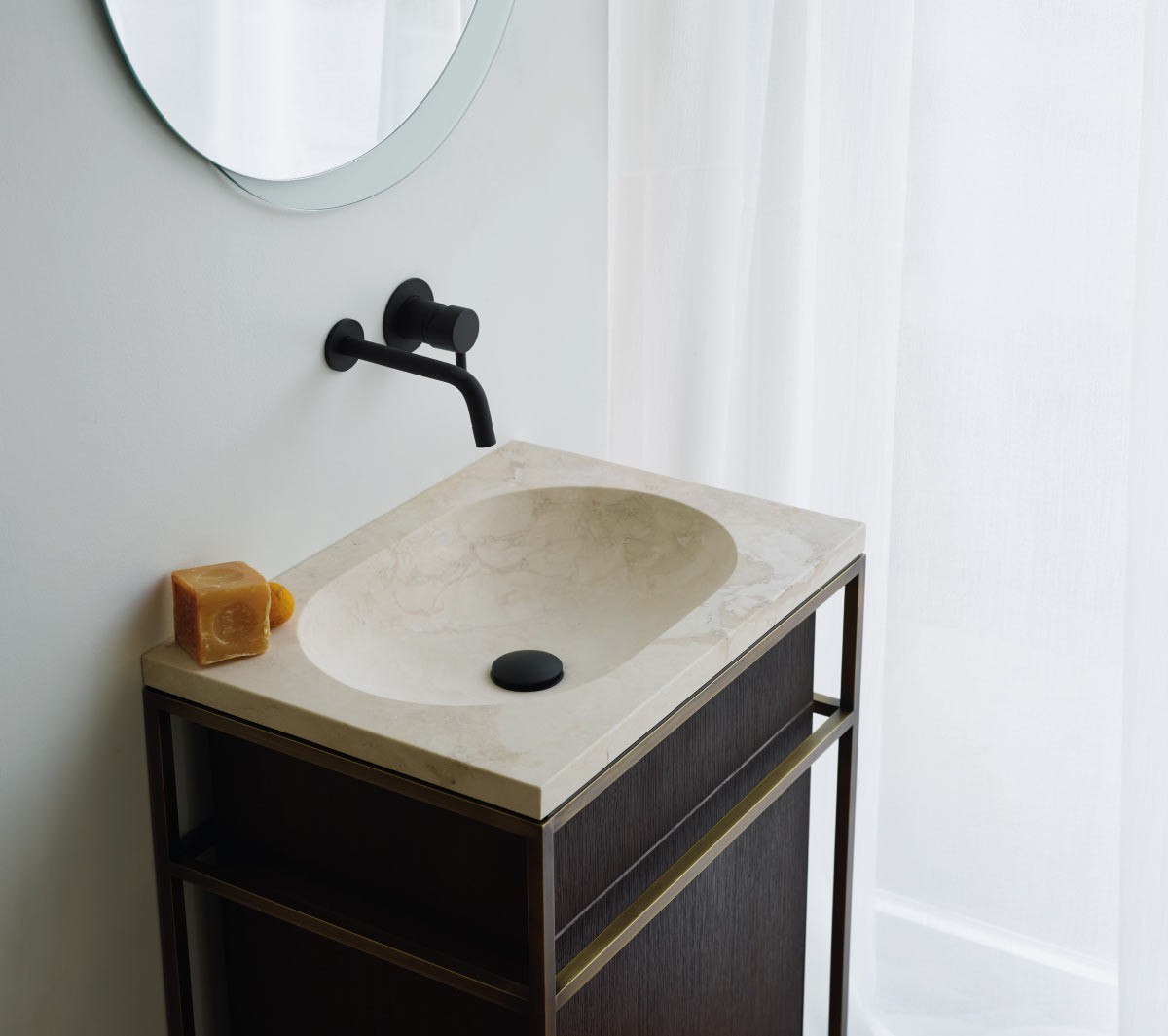 Ex.T Frame Комплект из латуни с дубовым шкафом composizione gl1bronzo 2 - Вид №4