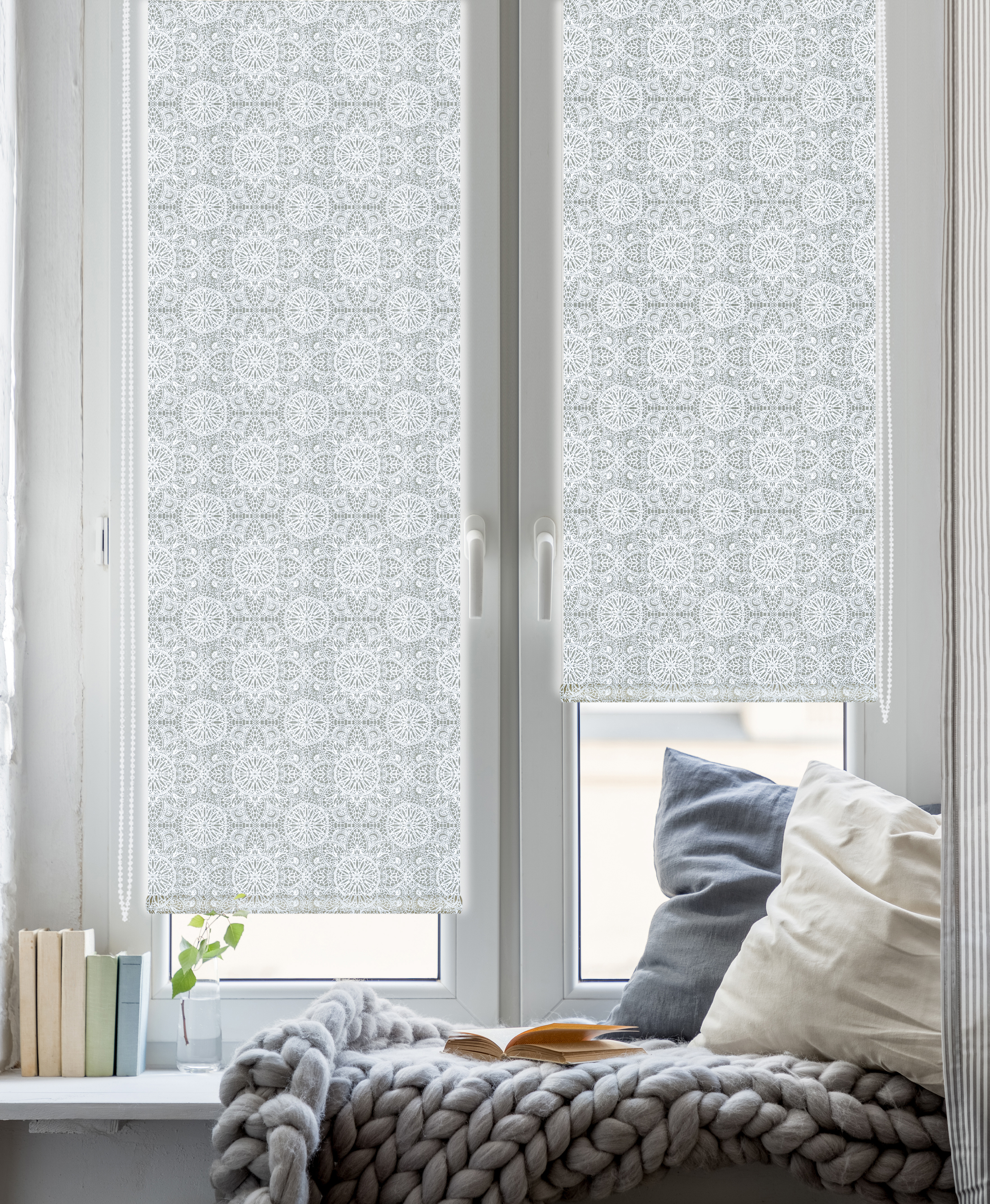 Рулонная штора GARDEN Neo Classic с орнаментом Мандала 70×160 см 82934350 STLM-0038134 - Вид №6