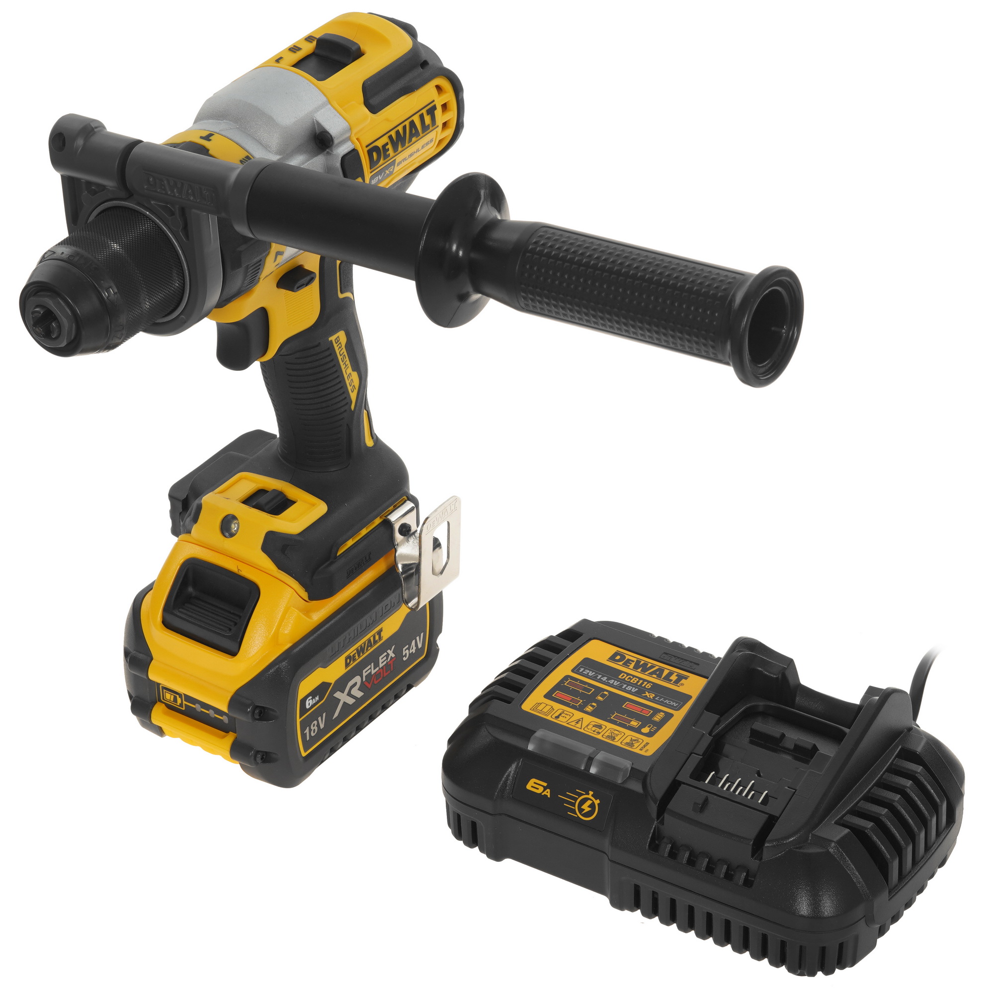 Дрель-шуруповерт DeWalt DCD999T1 XR FLEXVOLТ 18/54V 5427200 STDN-0126038 - Вид №1