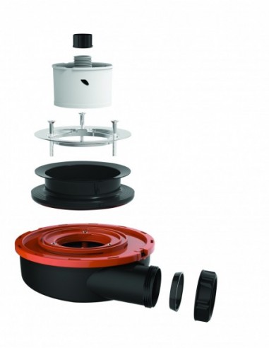 576000 000 00  Слив сверхплоский Ø90 мм, FLUSH 44л / мин, h 60 мм, без крышки Valentin  - Вид №2