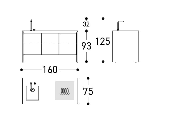 Кухня из алюминия и керамики с барбекю Varaschin Outdoor Cooking ARCH-00009120 - Вид №17