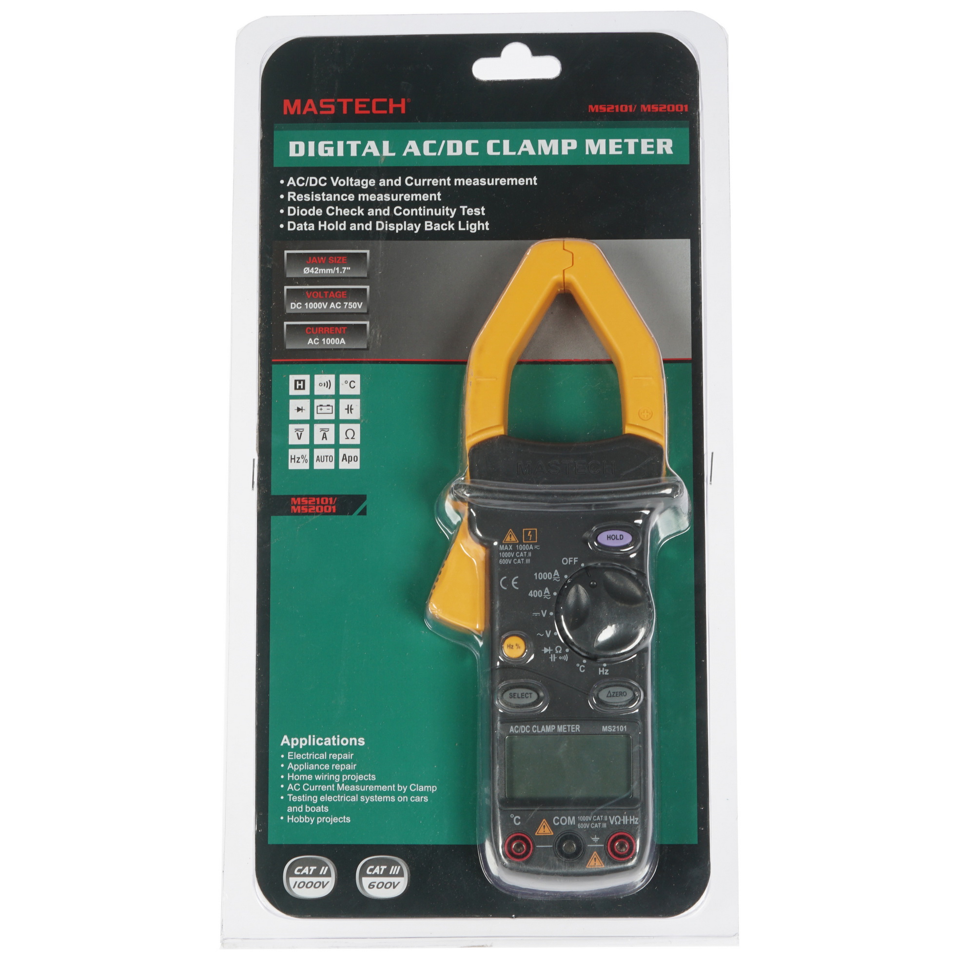 Клещи токоизмерительные Mastech MS2101 1128045 STDN-0046280 - Вид №5