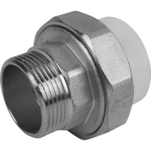 ПОЛИТЭК - Комбинированная муфта ПП 40х1 1/4" для соединения стальных и полипропиленовых труб 15460860