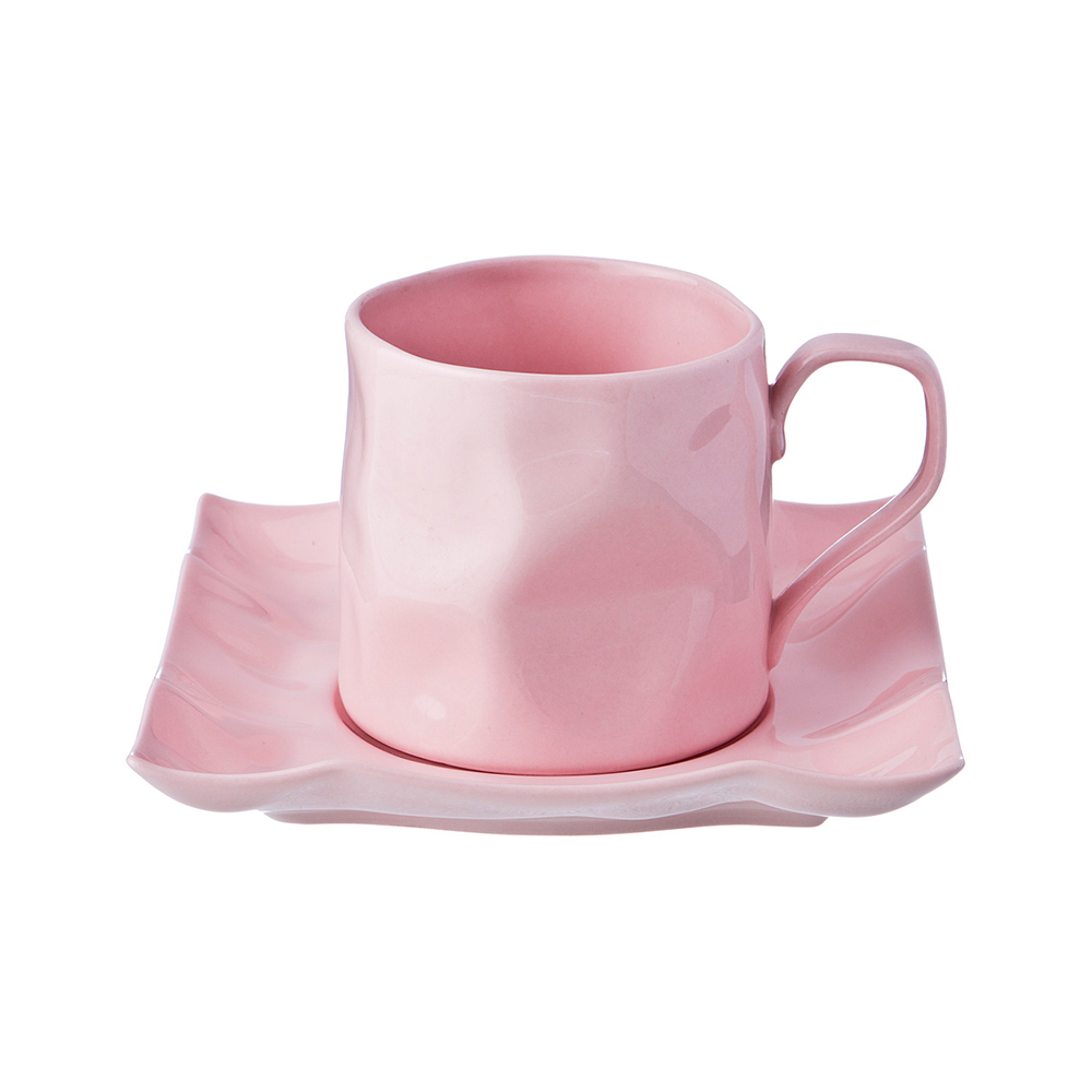 264-948 Посуда фарфоровая Чайный набор "РАФФЛ" 1 на 1 персону 250 мл "РАФФЛ ПИНК" Lefard 