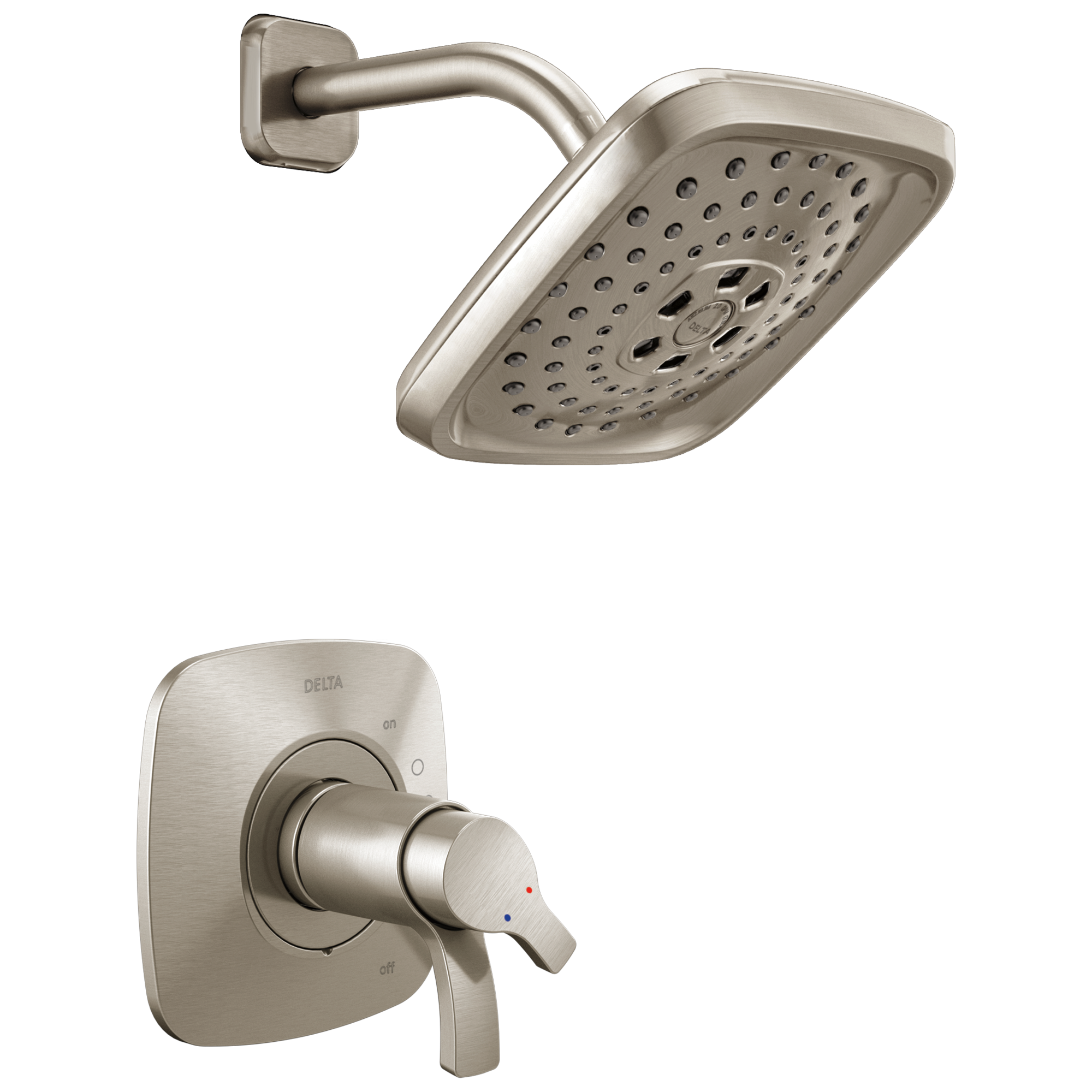 T17252-SS Накладка для душа Monitor® 17 серии H2Okinetic® Delta Faucet Tesla Нержавеющая сталь