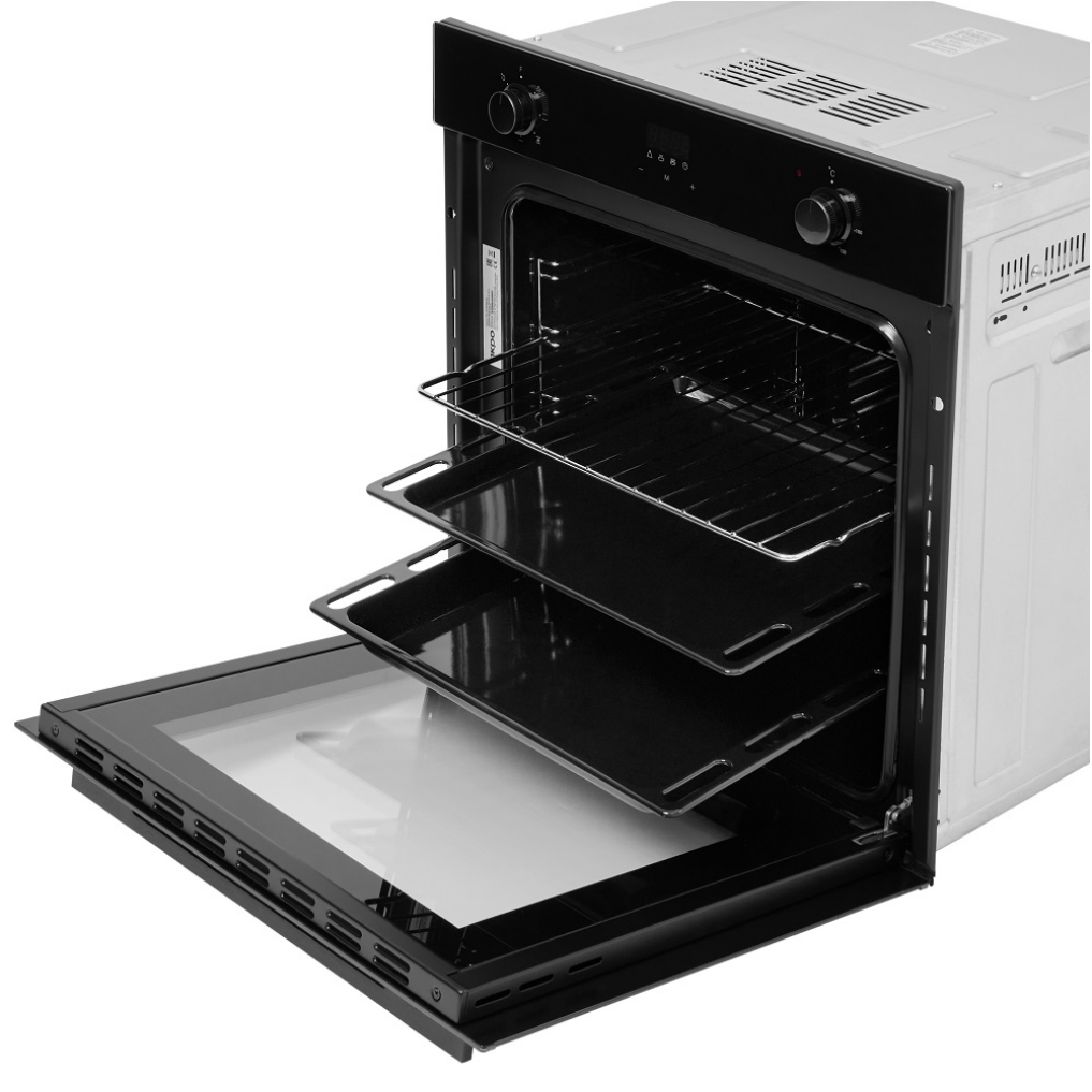 9102959 Электрический духовой шкаф Akpo PEA 7207SED02 BX черный STDN-0011900 - Вид №3