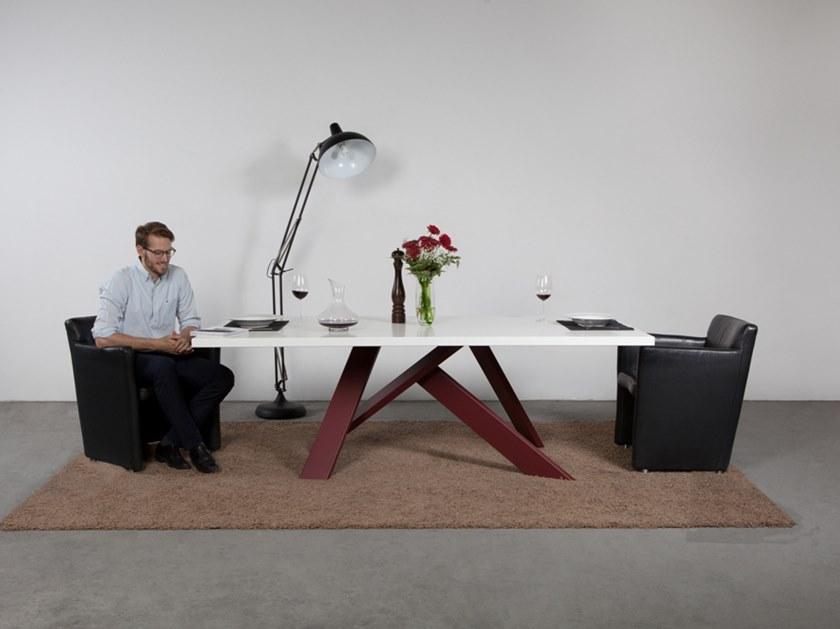 Wissmann raumobjekte Прямоугольный стол из стали и дерева  611  - Вид №9