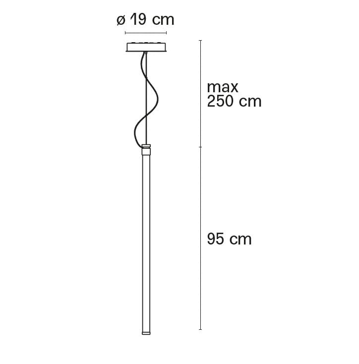 Стеклянный светодиодный подвесной светильник FontanaArte Oort ARCH-00070952 - Вид №5