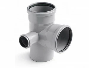 Крестовина канализационная двухплоскостная Д110х110х50мм левая