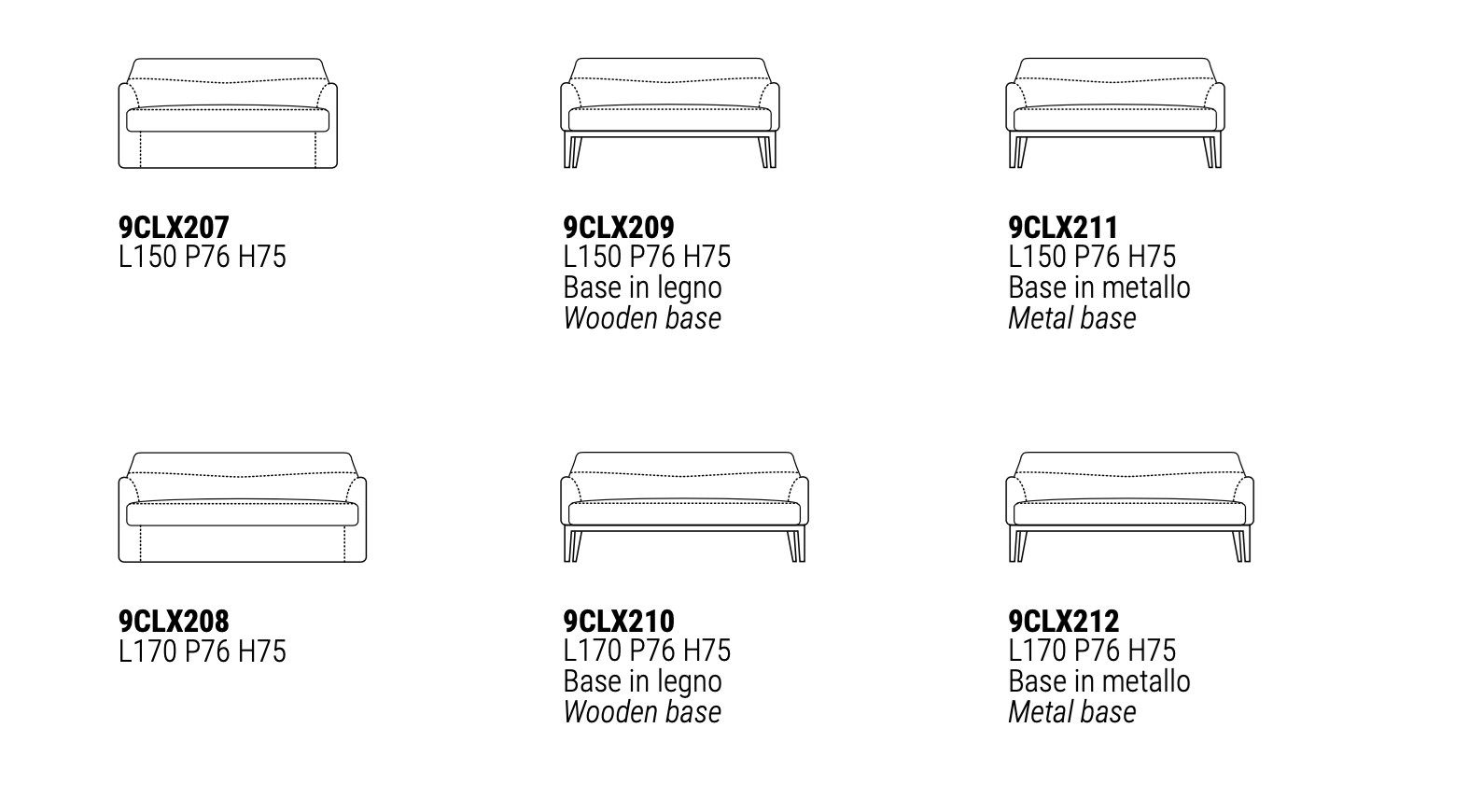 Ткань диван Marelli Clipper ARCH-00084640 - Вид №13