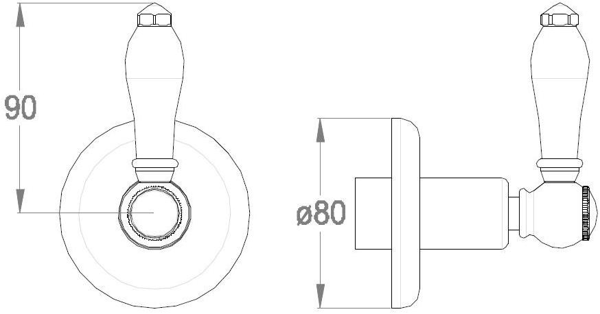 Fir Italia Ручной переключатель Melrose 20 2094178 - Вид №1