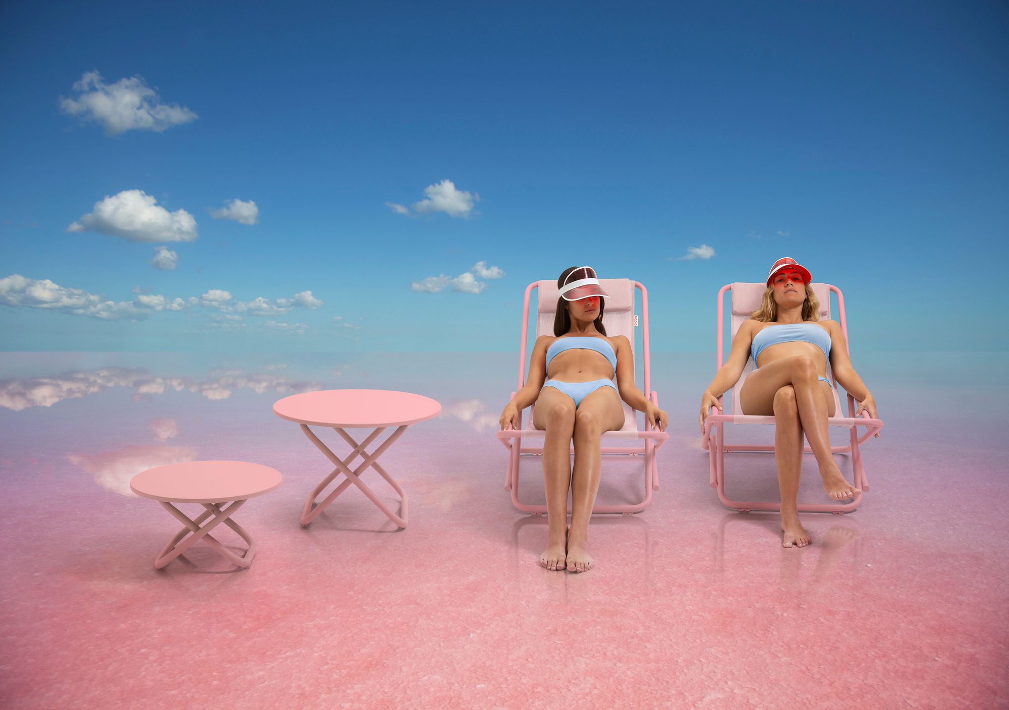 Термокрытый алюминиевый складной низкий журнальный столик Diabla Trip ARCH-00065890 - Вид №9