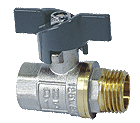 Кран шаровый 1/2 В г/ш баб AQL 1158 AQL 1158