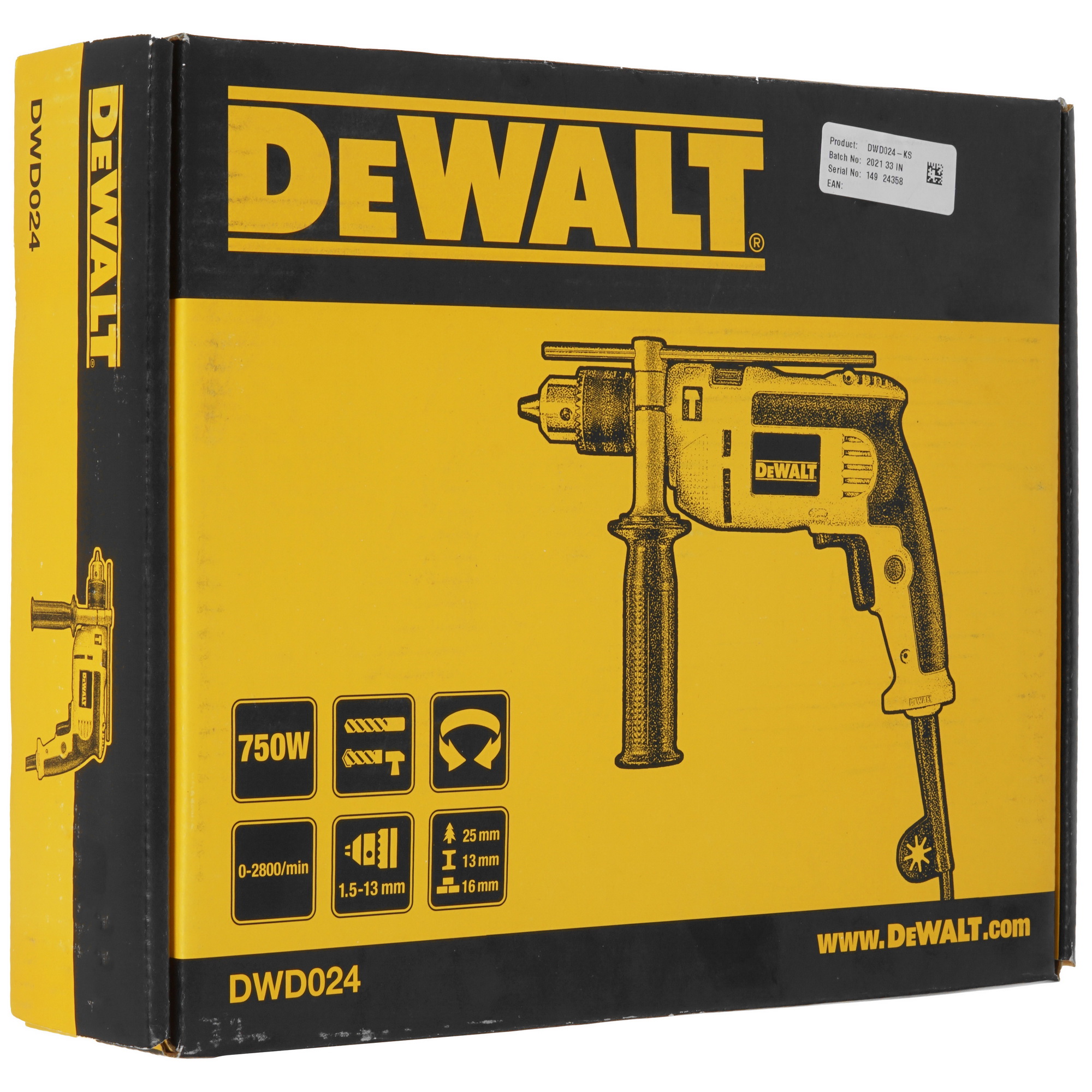 Дрель  DeWALT DWD 024 1021216 STDN-0049022 - Вид №6