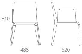 Albaplus Кресло с подлокотниками Filè FILE sun-id-1483400 - Вид №4