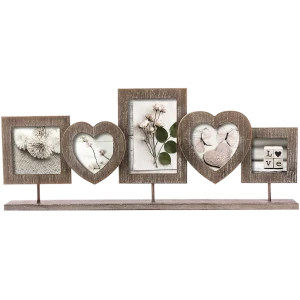 Мультирамка для 5-ти фотографий love h 55.5 см цвет коричневый 82506800 STLM-2052042