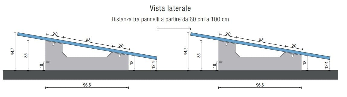 Поддержка фотоэлектрической системы Sun Ballast ZAVORRA 10° ARCH-00048680 - Вид №1
