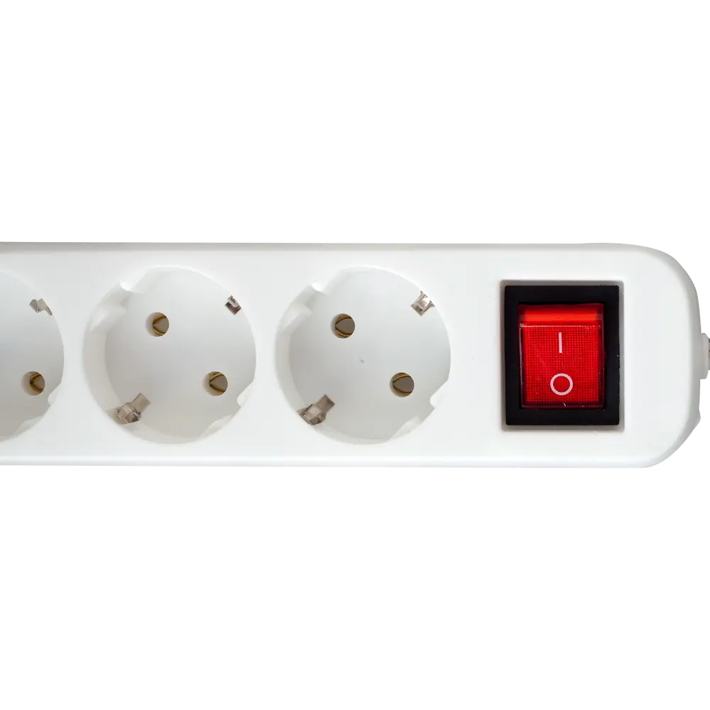 Удлинитель с заземлением Defender 3 розетки, 3 м, выключатель STLM-2128558 - Вид №2