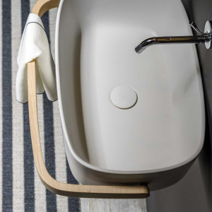 EVLAHUG Подвесная раковина настенная прямоугольная EVER Life Design Bounce белая