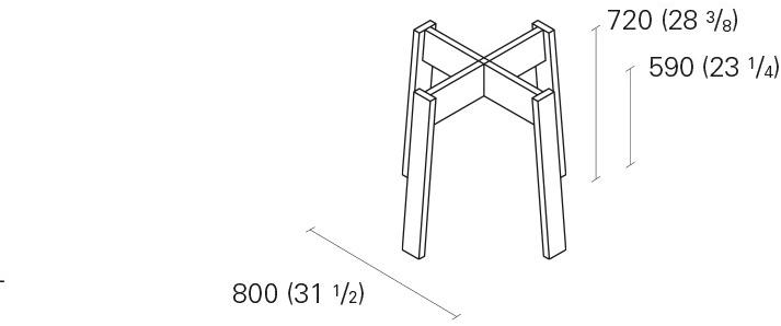 e15 Деревянный мольберт Basis sun-id-1444403 - Вид №12