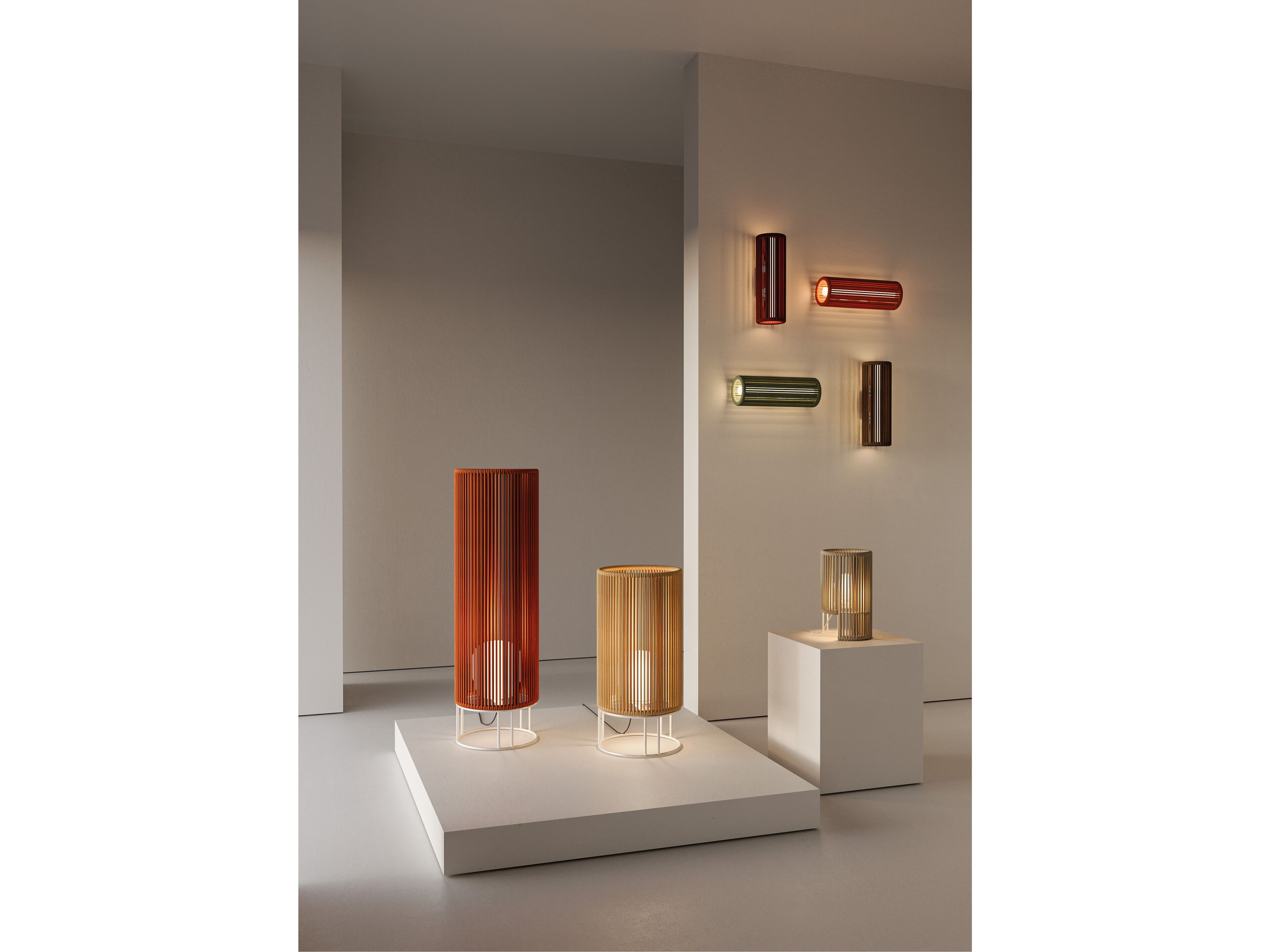 Светодиодная настольная лампа из переработанного металла и веревки Olé Lighting Habe ARCH-00042412 - Вид №2