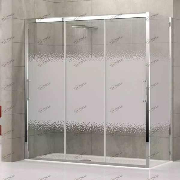 Душевой уголок 182x91 ROSE ROSSE 3P+F Novellini ROSE ROSSE с принтом Rose 1 ROSE3P17656KROSEF8856K