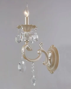 Бра металлическое золотое "Донни" 20104.02.64.01 SEVEN FIRES СВЕЧА 00-3929833 Белый;золото