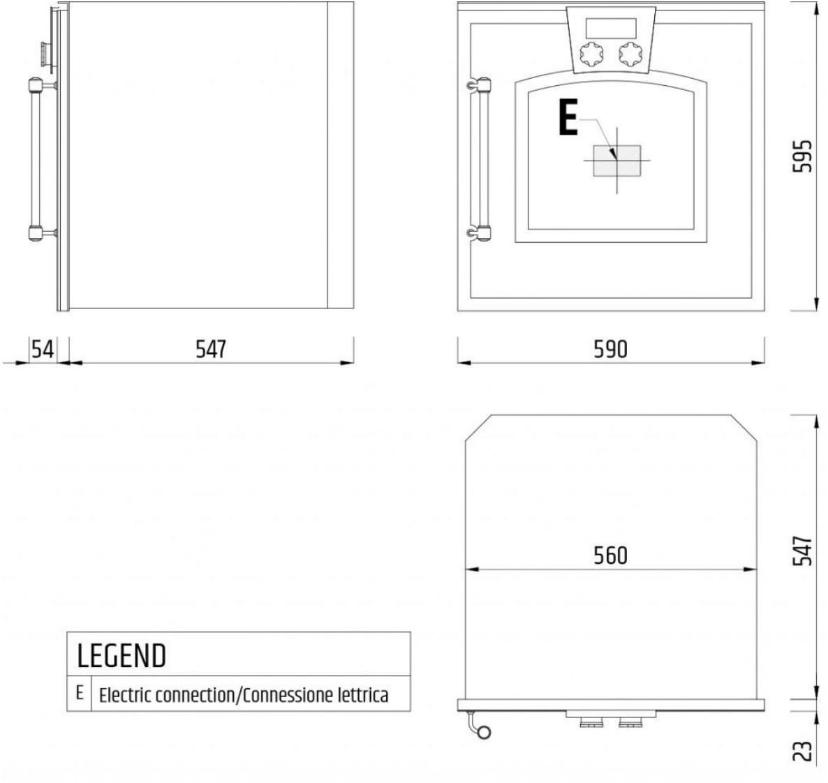 Officine Gullo Встраиваемая электрическая духовка с сенсорным экраном класса а sun-id-1377437 - Вид №3