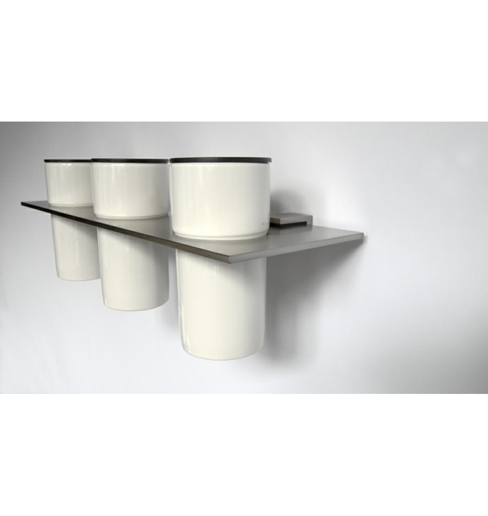 FROST Полка 4, 36см » матовая. цинк / латунь Матовый Q303236010  - Вид №3