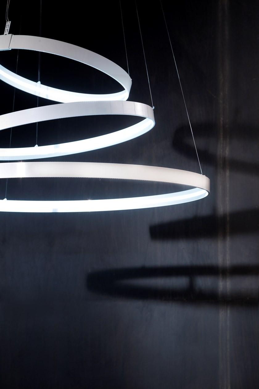 ZAVA Светодиодный подвесной светильник из алюминия Rings sun-id-1452839 - Вид №10